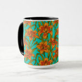 Tawny Dailily Blume Tasse (Vorderseite Links)