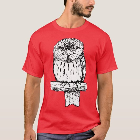 Tawny Frogmouth Raising funds for BirdLife Austral T-Shirt (Vorderseite)