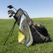 Tawny ist No Owl Golfhandtuch (Gras)