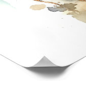 Tawny Kaiser Butterfly Art Print Poster (Ecke)