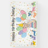 Tawny Neapolitan Mastiff Dog Birthday Banner (Vertikal)