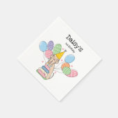 Tawny Neapolitan Mastiff Dog Birthday Party Serviette (Ecke)