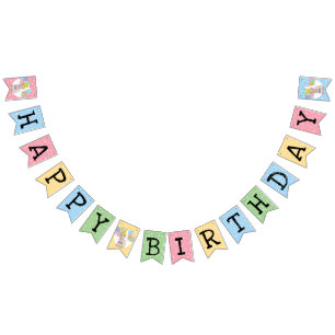 Tawny Neapolitan Mastiff Dog Birthday Party Wimpelkette