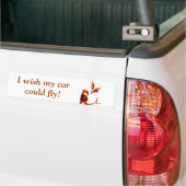 Tawny Owl Art Ich wünschte, ich könnte fliegen! Autoaufkleber (Auf Lkw)