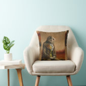 Tawny Owl Gentleman Throw Cushion Kissen (Stuhl )
