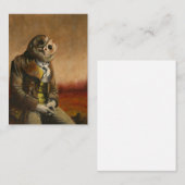 Tawny Owl Man ACEO Business Visitenkarte (Vorne/Hinten)