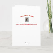 Tawny Owls Art Karte (Rückseite)