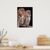 Tawny Owls Poster (Küche)