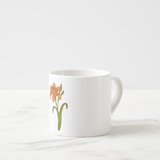 Tawny Taglilie Espressotasse (Vorderseite Rechts)