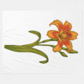 Tawny Taglilie Fleecedecke (Vorderseite (Horizontal))