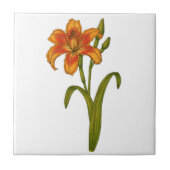 Tawny Taglilie Fliese (Vorderseite)