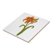 Tawny Taglilie Fliese (Seite)