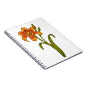 Tawny Taglilie Notizblock (Rechte Seite)