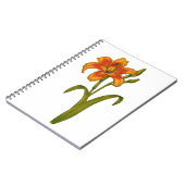 Tawny Taglilie Notizblock (Linke Seite)