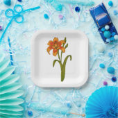 Tawny Taglilie Papier Teller (Party)