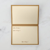 Tawny Tulips Karte (Innenseite)