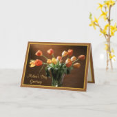 Tawny Tulips Karte (Gelbe Blume)