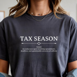 Tax Season Accountant Accounting Funny Tri-Blend Shirt