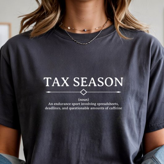 Tax Season Accountant Accounting Funny Tri-Blend Shirt