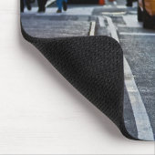 Taxi-Anordnung in NYC, Foto vorbei: Joe Dantone Mousepad (Ecke)