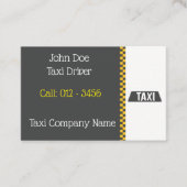 Taxi-Ansässige Visitenkarte (Vorderseite)