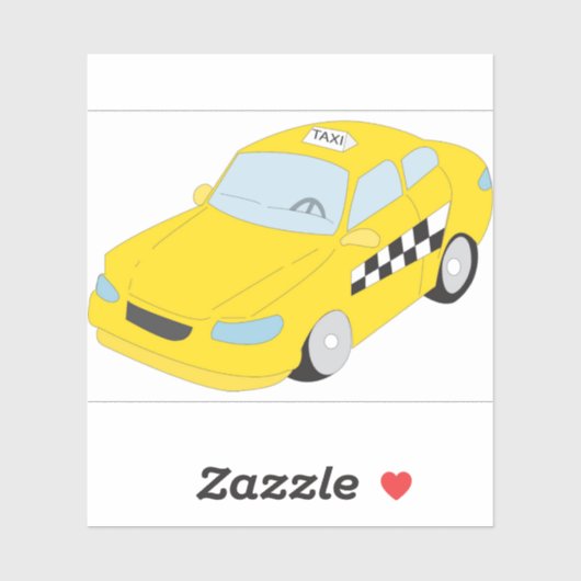 Taxi Aufkleber (Blatt)