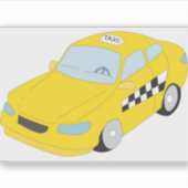 Taxi Aufkleber (Vorderseite)
