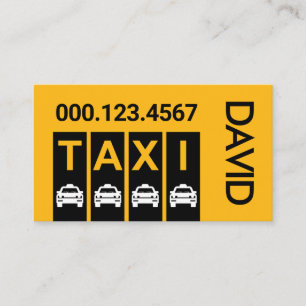 Taxi-Autofahrweg-Transportebenen Visitenkarte