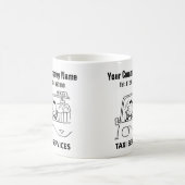 Taxi & Autovermietung Cartoon Tasse (Mittel)