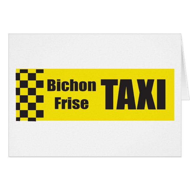 Taxi Bichon Frise (Vorderseite (Horizontal))