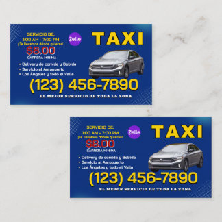 TAXI BUSINESS CARD VISITENKARTE