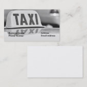 Taxi Cab Driver Service Visitenkarte (Vorne/Hinten)