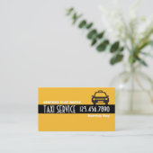 Taxi Cab Driver Services Visitenkarte (Stehend Vorderseite)