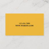 Taxi Cab Driver Services Visitenkarte (Rückseite)