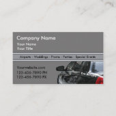 Taxi-Cab-Visitenkarten fest Visitenkarte (Vorderseite)