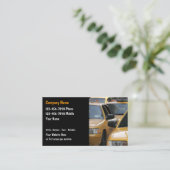 Taxi-Cab-Visitenkarten Visitenkarte (Stehend Vorderseite)