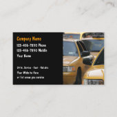 Taxi-Cab-Visitenkarten Visitenkarte (Vorderseite)