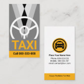 Taxi Chauffeur Visitenkarte (Vorne/Hinten)