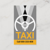 Taxi Chauffeur Visitenkarte (Vorderseite)