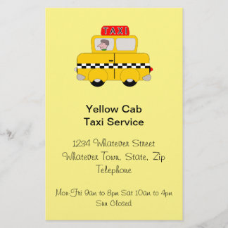 Taxi Company Flyer