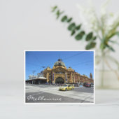 Taxi der Flinders Station Postkarte (Stehend Vorderseite)