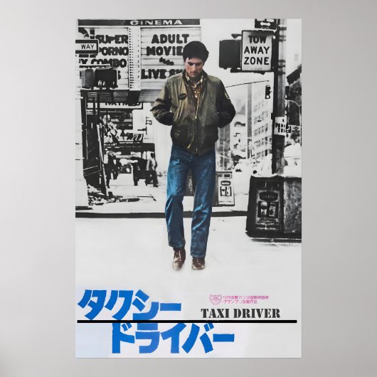 Taxi Driver 1976 Japanisches Filmplakat Poster (Vorne)