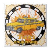Taxi Driver Fliese (Vorderseite)