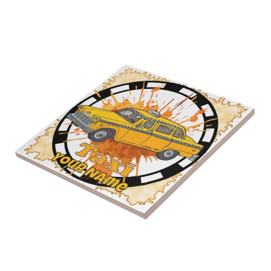 Taxi Driver Fliese (Seite)