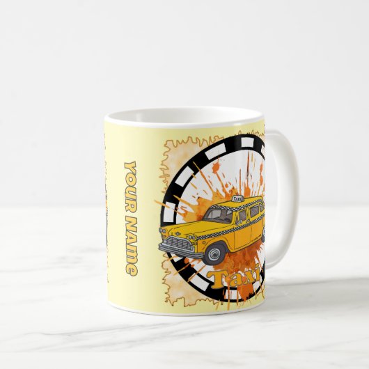 Taxi Driver Kaffeetasse (VorderseiteRechts)