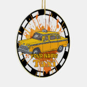 Taxi Driver Keramik Ornament (Rechts)