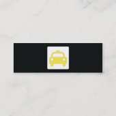 Taxi - dünn mini visitenkarte (Rückseite)