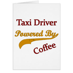 Taxi-Fahrer angetrieben durch Kaffee