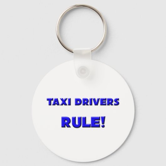 Taxi Fahrer Regel! Schlüsselanhänger (Vorderseite)