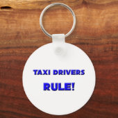 Taxi Fahrer Regel! Schlüsselanhänger (Vorderseite)